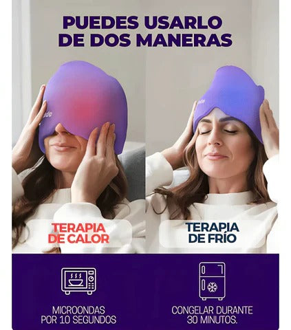 Gorro Termico Anti Migraña Frío y Caliente